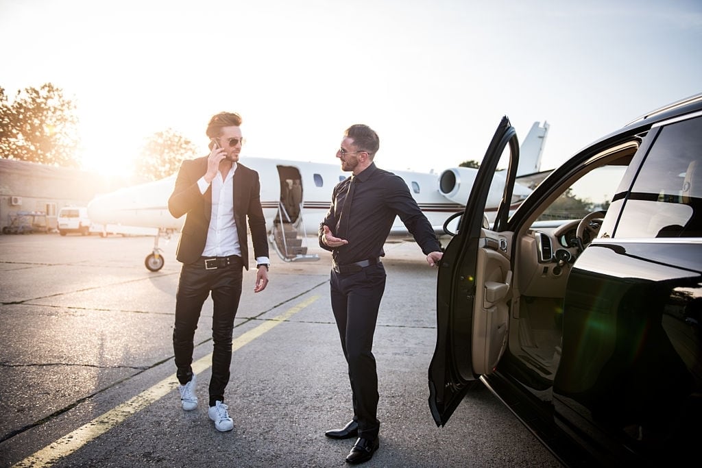 Luxury private transfer vehicle in Crete
